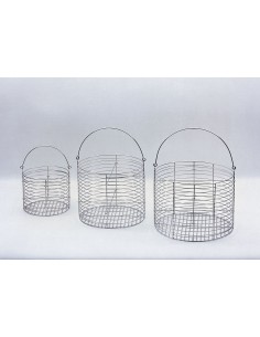 CESTILLOS DE ALAMBRE CON CRUCES