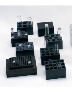 Bloque metálico - Para 20 tubos 12 mm Ø