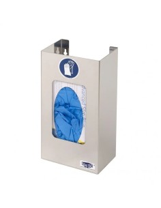 Dispensador ProteHo® acero INOX para 1 CAJA de GUANTES PROTEHO® (27 x 13,5 x 9,3 cm.)